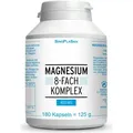 Produktbild: Magnesium 8fach Komplex 400 mg Kapseln 180 St