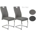 Produktbild: Schwingstuhl Alina Grau 2er-Set
