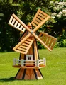 Produktbild: DSH DEKO SHOP HANNUSCH Gartenfigur Kleine Holzwindmühle – Höhe 77 cm