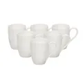 Produktbild: vivo by Villeroy & Boch Basic White Tassen Set, 6 Personen, spülmaschinenfest, 260ml, Kaffeebecher, Kaffeetasse, Becher, Heißgetränkebecher, Teetassen, Tassen Kaffee, Tasse, Premium Porzellan