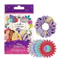 Produktbild: invisibobble KIDS The Disney Princesses – 7er Set: 1 Scrunchie & 6 Spiral Haargummi, Mehrfarbig – Haarschmuck Mädchen, Haargummis Mädchen Set, Exklusives Scrunchies & Haargummi-Set
