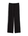 Produktbild: someday Damen Wide Leg Pants | Charlie Wide TECH Schlupfhose mit geradem Bein Black, 42