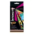 Produktbild: BIC Coloring pencils Intensity box of 12 pcs. 951844 - Holz - Schwarz; Blau; Bra