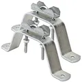 Produktbild: Wandbefestigung/Masthalterung aus hochwertigem Stahl 10 cm - Mast- oder Stangenbefestigung bis 60 mm aus verzinktem Stahl für Satellitenantennen, DVB-T2 Radio, LTE, Sonnenschirm, Sonnensegel
