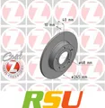 Produktbild: 2x Bremsscheibe COAT Z 100.3314.20