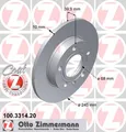 Produktbild: 2 ZIMMERMANN Bremsscheiben Für Audi A 4 Seat