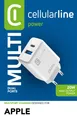 Produktbild: Dual Charger - iPhone 8 or later Netzladegerät mit 2 USB- und USB-C-Anschlüssen zum gleichzeitigen Laden von zwei Apple-Geräten