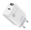 Produktbild: Cellularline Dual Port Travel Charger 20W White (60015) USB-Ladegerät