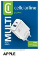 Produktbild: Cellular Line Dual Charger - iPhone 8 or later Netzladegerät mit 2 USB- und U...