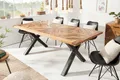 Produktbild: riess-ambiente Esstisch INFINITY HOME 200cm natur/schwarz - Massivholz, Metall, X-Gestell (Einzelartikel, 1-St), lackiertes Mangoholz im Industrial Stil - ideal für bis zu 8 Personen