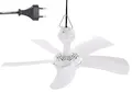 Produktbild: Sichler Haushaltsgeräte Mobiler Deckenventilator: Mobiler Decken-Ventilator VT-141.D mit Aufhänger, 41 cm, 9 W (Deckenventilator Langsamläufer, Ventilator Langsamläufer, Kippschalter)