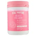 Produktbild: Vital Proteins Beauty Collagen Hyaluronsäure Biotin Hyaluronsäure Hydrolysiertes Kollagenpulver Erdbeere Zitrone für Haut, Haare und Nägel 15g Kollagen Peptide pro Portion 271g