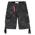 Produktbild: Alpha Industries Herren Jet Short Camo Für Cargos, Black Camo, 30 EU