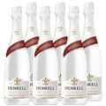 Produktbild: Henkell Blanc de Blancs (6x 0,75 l) – vegan zertifizierte Premiumcuvée, blumig-elegant mit Duft von Apfel, Williams-Birne und Mirabelle, seidiges Mundgefühl, feinperliges Mousseux
