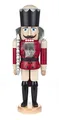 Produktbild: Seiffener Volkskunst König Nussknacker 39 cm (rot lasiert)