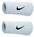 Produktbild: Nike Schweissband Swoosh Jumbo (74% Baumwolle) weiss/schwarz - 2 Stück