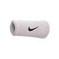Produktbild: Nike Unisex Swoosh Doublewide Armband, Weiß / Schwarz, 1size EU