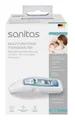 Produktbild: sanitas 6-in-1 Multifunktions Thermometer SFT65 digital Stirn Ohr Fiberalarm Uhr