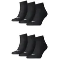 Produktbild: PUMA Sportsocken Puma Quarter Socken Sportsocken im 6er Pack schwarz 43-46