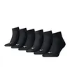 Produktbild: PUMA 6er Pack Unisex Quarter Plain Sportsocken 6P ECOM, 43-46, Schwarz