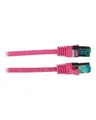 Produktbild: EFB Elektronik EFB-Elektronik Patch-Kabel RJ-45 M zu M 50 cm 6 mm S/FTP CAT 6a IEEE 802.3af/IEEE 802.3at/IEEE 802.3bt halogenfrei geformt ohne Haken silikonfrei Magenta (MK6001.0,5MA)