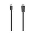 Produktbild: Hama USB-C-Kabel USB 3.2 Gen1 (0,25m) mit Micro-USB Adapter schwarz