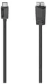 Produktbild: Hama USB-C-Kabel, USB-C-Stecker-Micro-USB-St., USB 3.2, 5 Gbit/s, 0,25m 00200654
