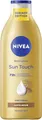 Produktbild: NIVEA Body Lotion Sun Touch, Pflegelotion mit sanftem Bräunungseffekt ohne Streifen, feuchtigkeitsspendende Körpercreme mit Ginkgo-Extrakt und Traubenkernöl (400 ml)