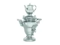 Produktbild: Bartscher Samowar Samowar 15L, mit Teekanne 2L, Edelstahl, 191005