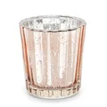Produktbild: 4 Kerzengläser Set roségold oder silber Tischdeko Hochzeit Windlicht Weihnachten