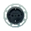 Produktbild: Berker Steckdose 1fach schwarz glänzend Unterputz horizontal/vertikal... 474521