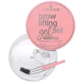 Produktbild: essence brow lifting gel set – Transparentes Augenbrauen-Gel mit gelartiger Textur – Langanhaltender Halt – Vegane Kosmetik ohne Parfum – Mit Bürstenapplikator – 12 g