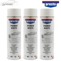 Produktbild: 3x presto Haftgrund weiss Rallye Lackspray Grundierung 500ml