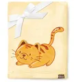 Produktbild: Be Mammy Warme Kuscheldecke Babydecke Blanket Baby Geschenk BE20-168 (Gelb - Katze)