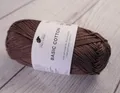 Produktbild: 50g Wolle Pro Lana Basic Cotton 100%BW Strickgarn Farbe 219 Braun Häkeln