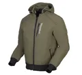 Produktbild: Modeka Clarke olive Gr. XL Softshell Motorradjacke wasserdicht, mit Kapuze grün