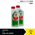 Produktbild: Castrol GTX 15W-40 A3/B3 Motoröl 2L Auto Öl VW 501 505 MB 229.1 (2x1L)