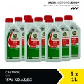 Produktbild: Castrol GTX 15W-40 A3/B3 Motoröl 9L Auto Öl VW 501 505 MB 229.1 (9x1L)