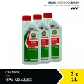 Produktbild: Castrol GTX 15W-40 A3/B3 Motoröl 3L Auto Öl VW 501 505 MB 229.1 (3x1L)