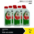 Produktbild: Castrol GTX 15W-40 A3/B3 Motoröl 7L Auto Öl VW 501 505 MB 229.1 (7x1L)