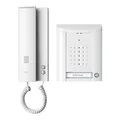 Produktbild: Schneider Electric Ritto Türsprechanlage, Entravox, Komplettset für 1-Familienhaus, Gegensprechanlage mit Beleuchtung und Klingeltaste, Weiss/Weiss, Artikelnummer 1841170