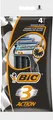 Produktbild: BIC Einwegrasierer 3 Action für Männer 4er Pack