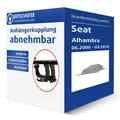 Produktbild: Auto Hak Anhängerkupplung abnehmbar für SEAT Alhambra Typ 7V8/7V9 AHK NEU