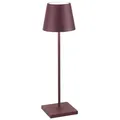 Produktbild: Zafferano Akkuleuchte Poldina Pro 38 cm Bordeaux