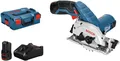 Produktbild: Bosch Professional Akku-Handkreissäge GKS 12V-26, Set, 12 V, 26 mm, inkl. 2 Akkus & Ladegerät