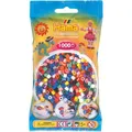 Produktbild: Hama Bügelperlen 1000 Stück Midi-Perlen 5mm Farben-Mix 00 Steckperlen bunt