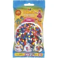 Produktbild: Original HAMA 207-00 Bügelperlen midi 1000 Stück 10 Vollton Farben gemischt
