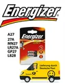 Produktbild: 2er Pack Alkaline Batterie Energizer 12V A27 27A MN27 LR27A GP27 L828