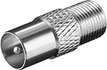 Produktbild: InLine Antennenadapter F-Stecker W bis IEC-Anschluss M Koax (69915D)