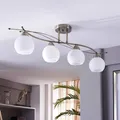 Produktbild: Deckenlampe Leanda Lindby, dimmbar, bronze / altmessing, für Wohn- / Esszimmer, Glas, Modern, Deckenlampe 9620759